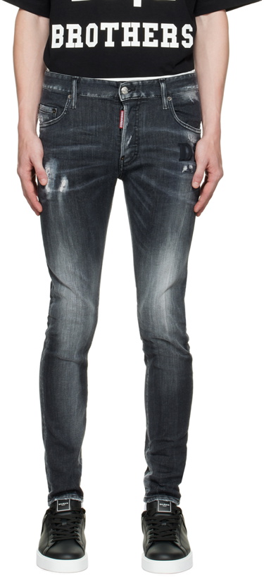 Photo: Dsquared2 Black Super Twinky Jeans