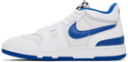 Nike White & Blue Attack Sneakers