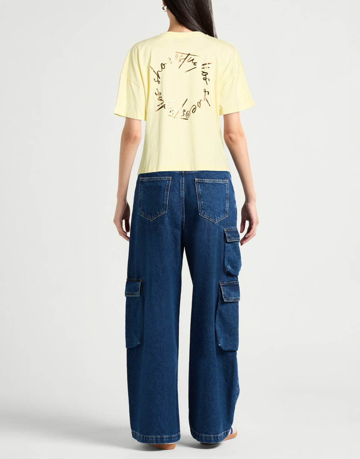 Shoe Womens T-shirt in Yellow