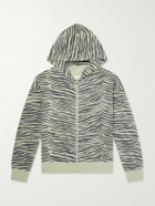 Visvim - Jumbo Printed Cotton Zip-Up Hoodie - Green