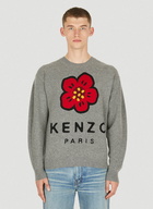 Boke Flower Sweater in Grey