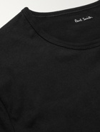 PAUL SMITH - Three-Pack Cotton-Jersey T-Shirts - Black