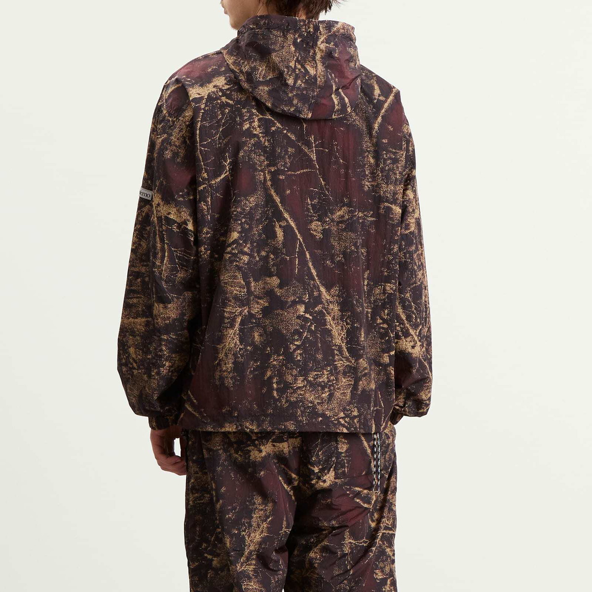 No Problemo Men's Forest Glitch Nylon Jacket in Camo