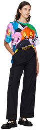 Moschino Black Logo Belt