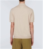 Allude Cotton and silk-blend polo shirt