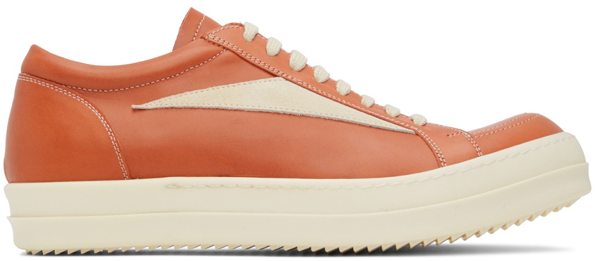 Rick Owens Orange Vintage Sneakers Rick Owens