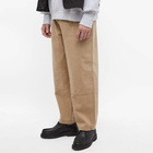 FrizmWORKS Men's Double Knee Relaxed Pant in Beige