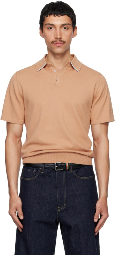 Photo: Paul Smith Tan Short Sleeve Polo