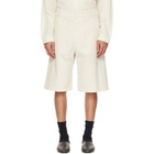 Fear of God Off-White Garment Dyed Cotton Casual Shorts