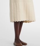 Loro Piana Arola knitted cotton polo dress