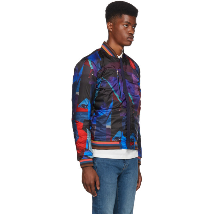 Paul Smith Reversible Navy Down Bomber Jacket Paul Smith