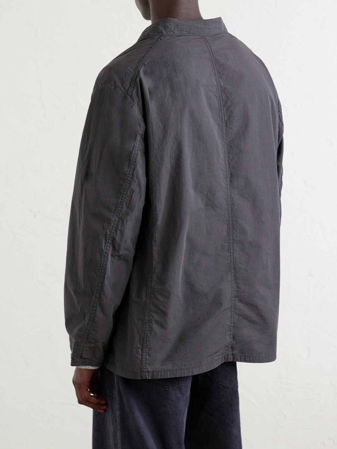 OrSlow - Cotton and Linen-Blend Shell Jacket - Gray
