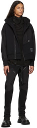 Julius Black Cross Switching Lounge Pants