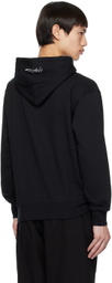 Yohji Yamamoto Black New Era Edition Printed Hoodie