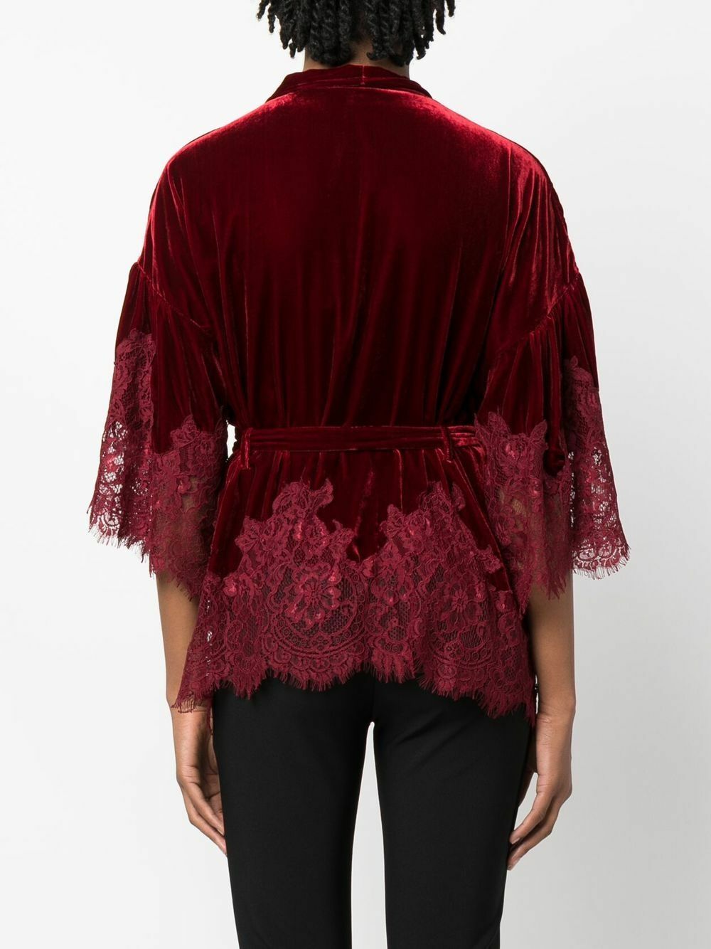 GOLDHAWK - Velvet Short Kimono