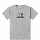 C.P. Company Undersixteen Men's Back Goggle Tee in Grey Melange