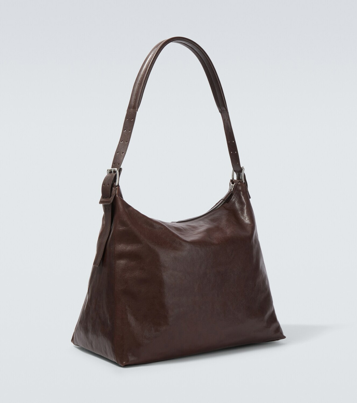 Lemaire Belted leather shoulder bag