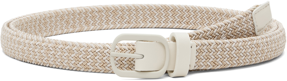 Homme Plissé Issey Miyake Men's Pleats Belt in Beige Homme Plisse