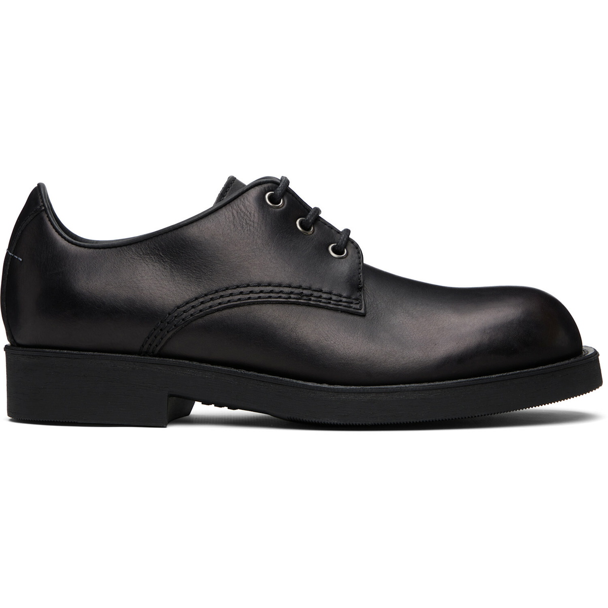 MM6 Maison Margiela Black Lace-Up Derbys