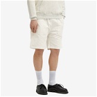 Service Works Men's Classic Canvas Chef Shorts in Off-White