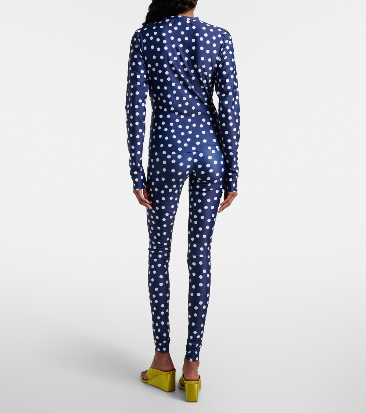 Jean Paul Gaultier Polka-dot jersey leggings