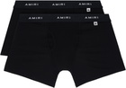 AMIRI Two-Pack Black Cotton Briefs