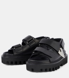 Alexander McQueen Leather slingback sandals