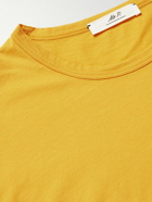Mr P. - Garment-Dyed Cotton-Jersey T-Shirt - Yellow