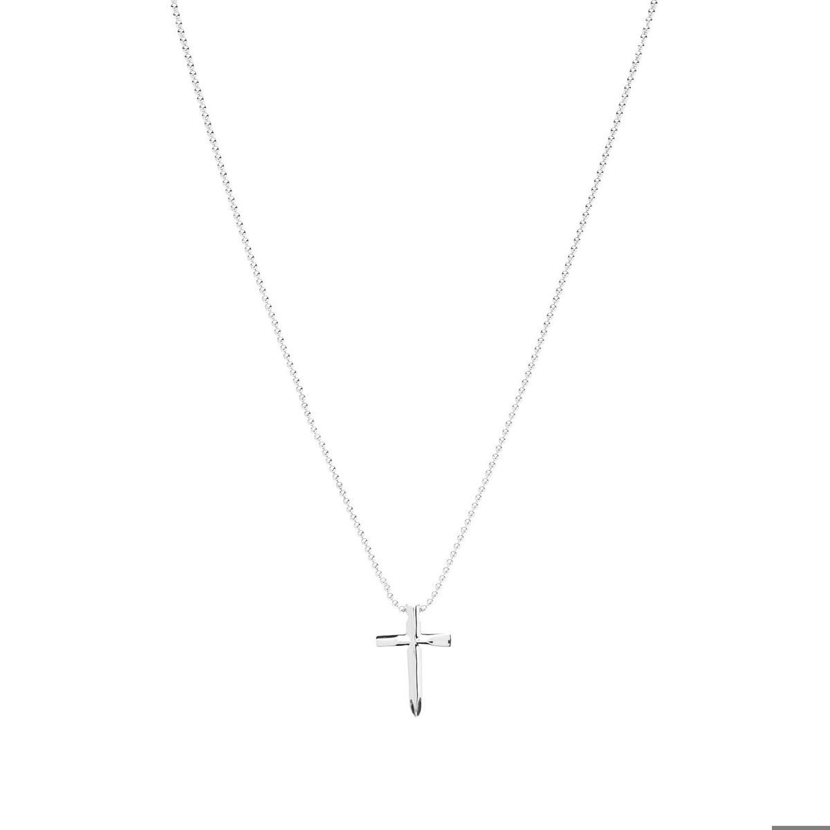 NUMBERING Men's Mini Screwdriver Cross Necklace in Silver Numbering