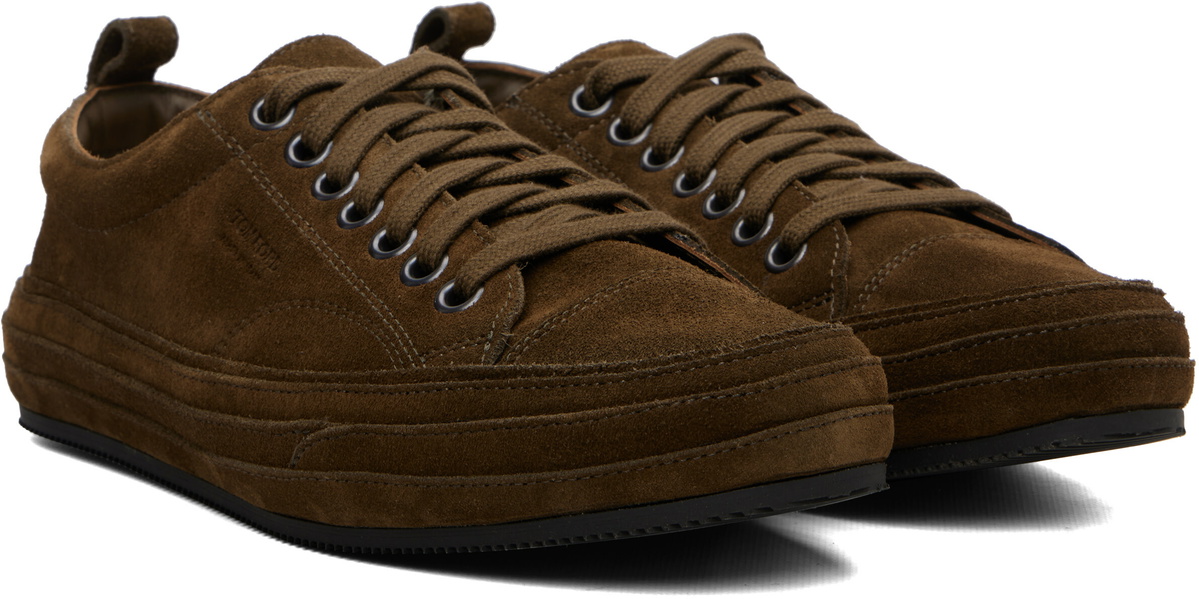 TOM FORD Brown Suede Dean Sneakers