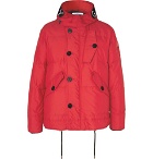 Givenchy - Embroidered Velcro-Trimmed Padded Shell Down Hooded Jacket - Men - Red