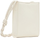 Jil Sander White Tangle Padded Small Bag