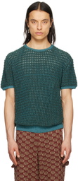 Isa Boulder SSENSE Exclusive Blue & Green T-Shirt