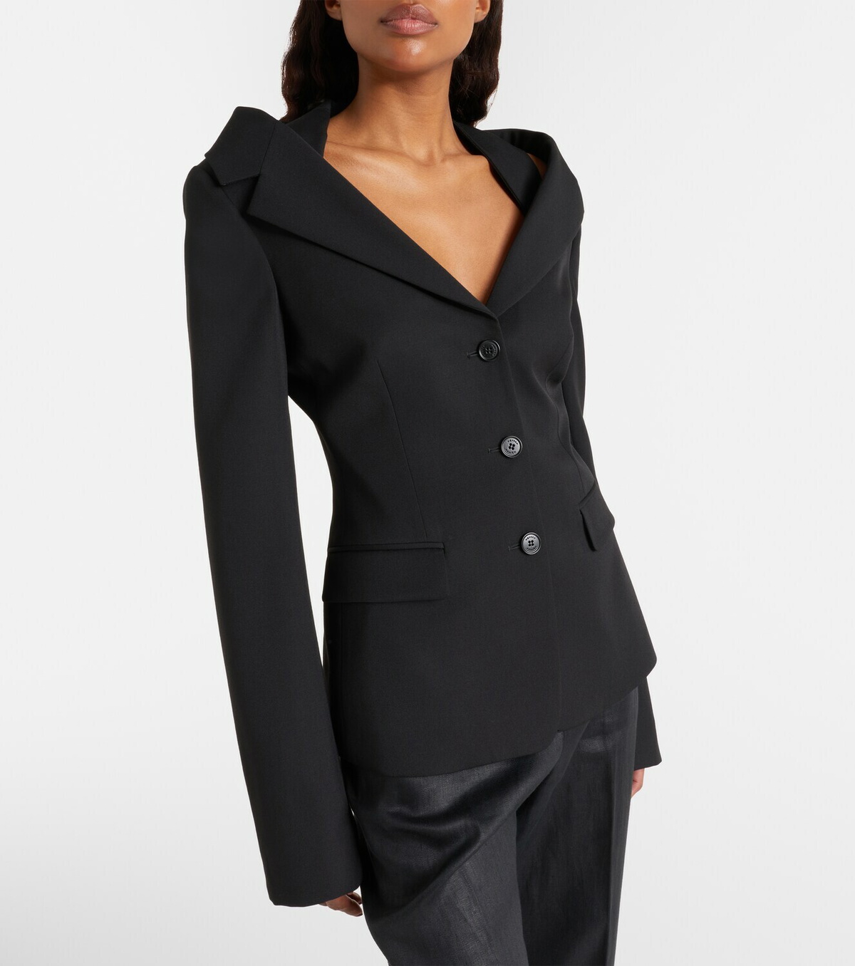 McQueen Crêpe blazer
