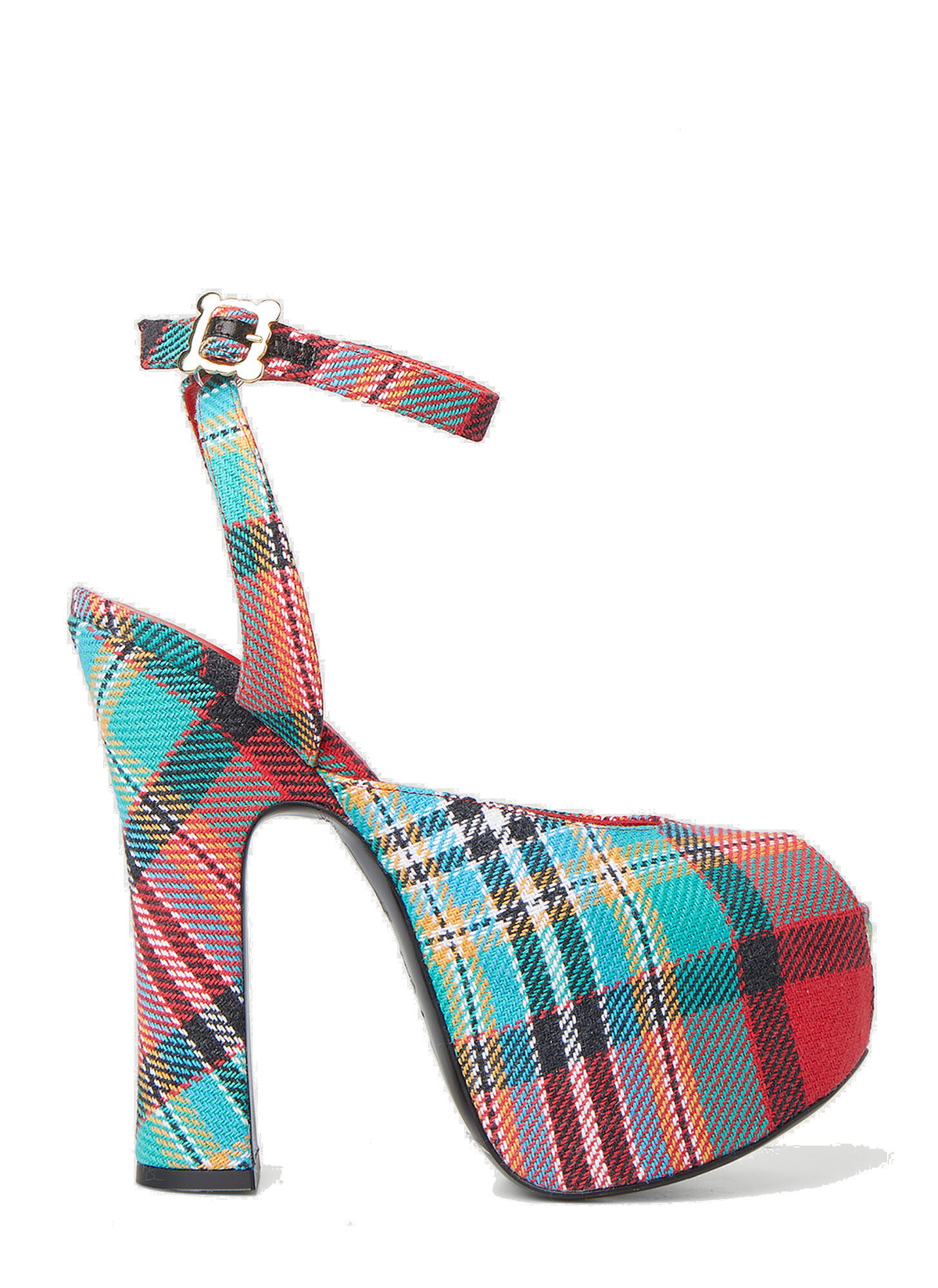 Vargas Elevated Platform Sandals in Red Vivienne Westwood