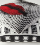 Fornasetti Kiss jacquard cushion