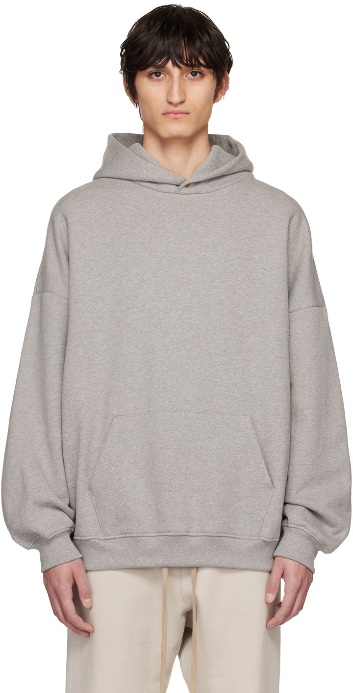 Fear of God Gray Relaxed Hoodie Fear Of God