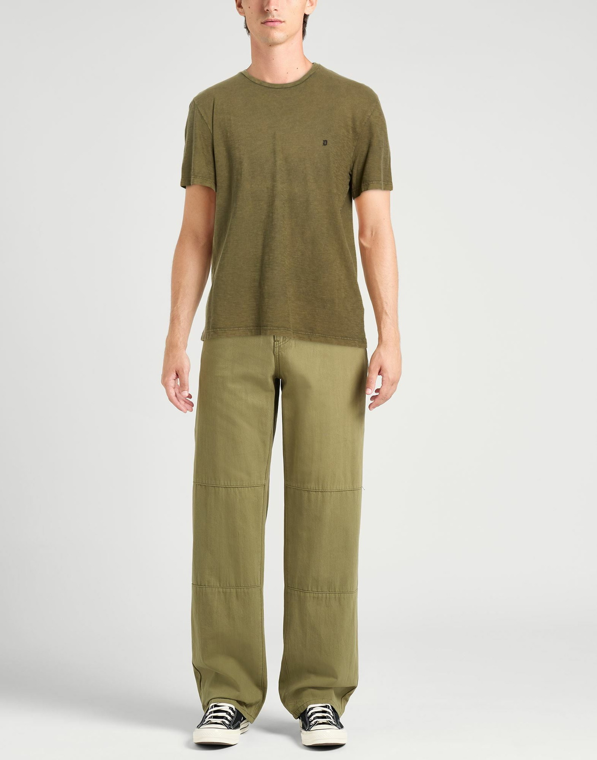 Dondup Mens T-shirt Khaki