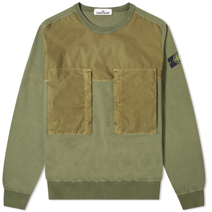 Photo: Stone Island Nylon Front Crew Sweat