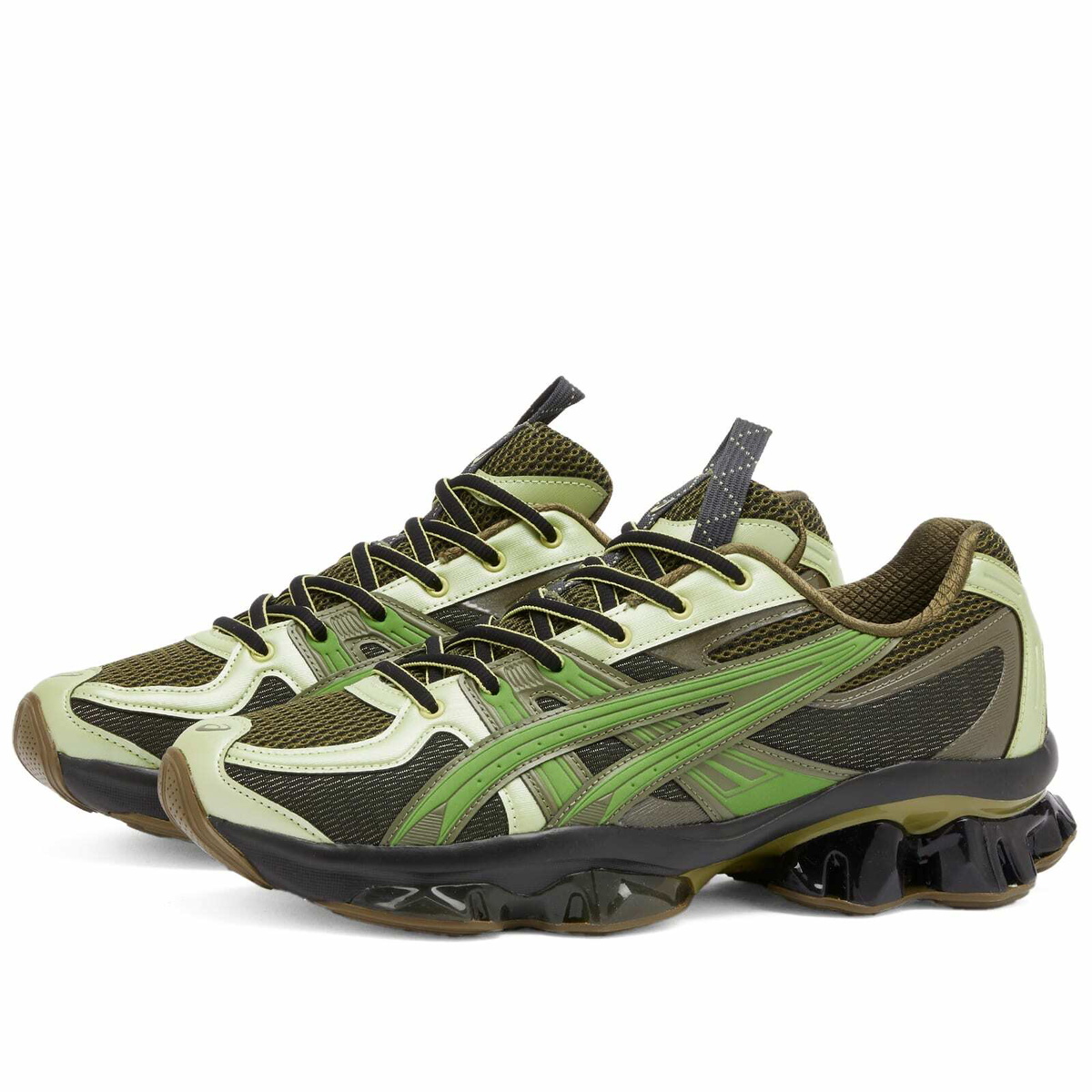 【Asics】 正規品★ US5-S Gel-Quantum Kinetic Moss Bamboo Asics US5-S Gel-Quantum Kinetic Moss/Bamboo | Wallace