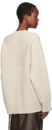 Lanvin Beige Cape Sweater