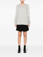 AMI Paris Grey Ami De Couer Organic Cotton T-Shirt
