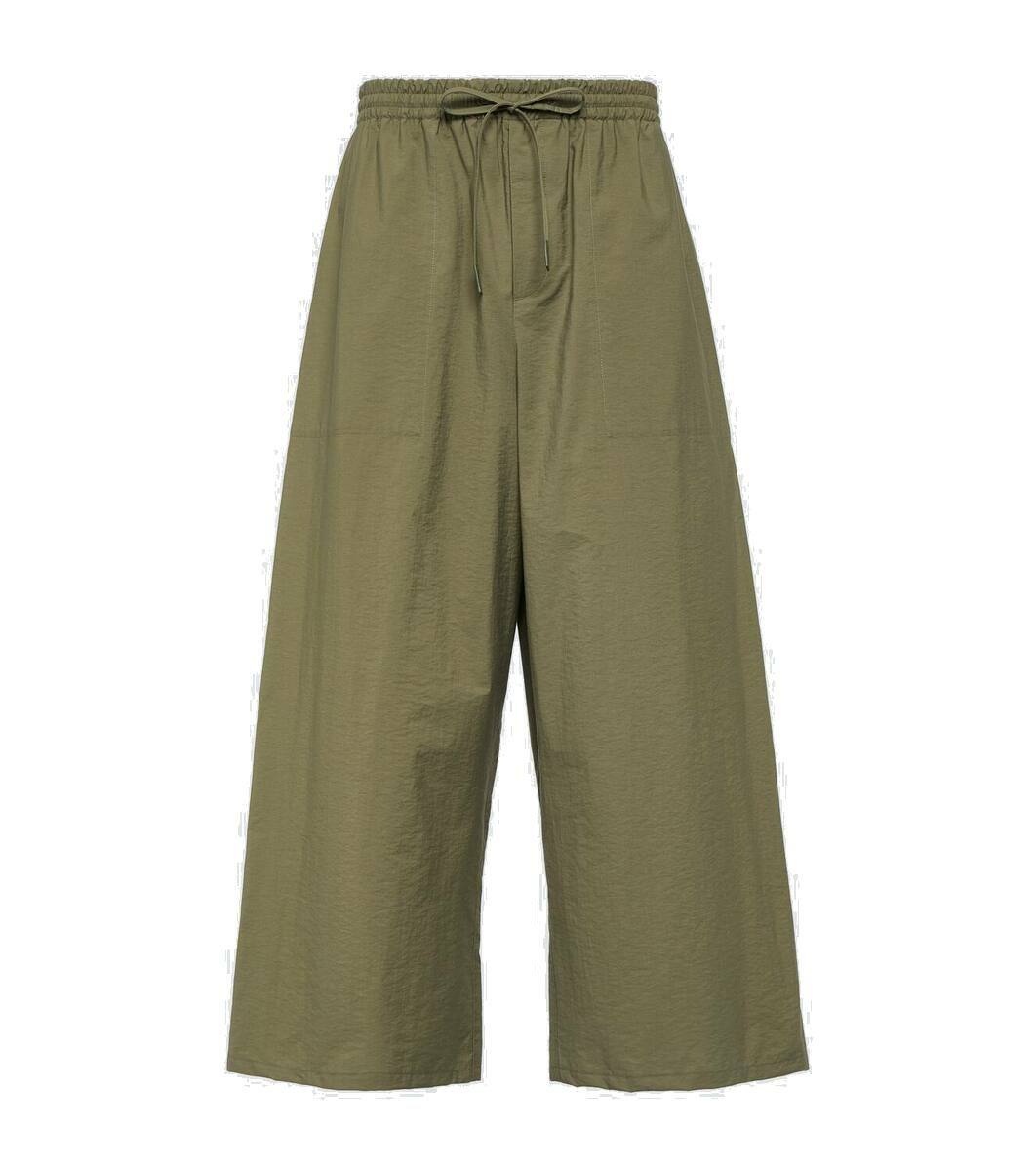 【LOEWE】 Paula's Ibiza cotton-blend culottes Paula's Ibiza cotton-blend culottes in beige - Loewe | Mytheresa