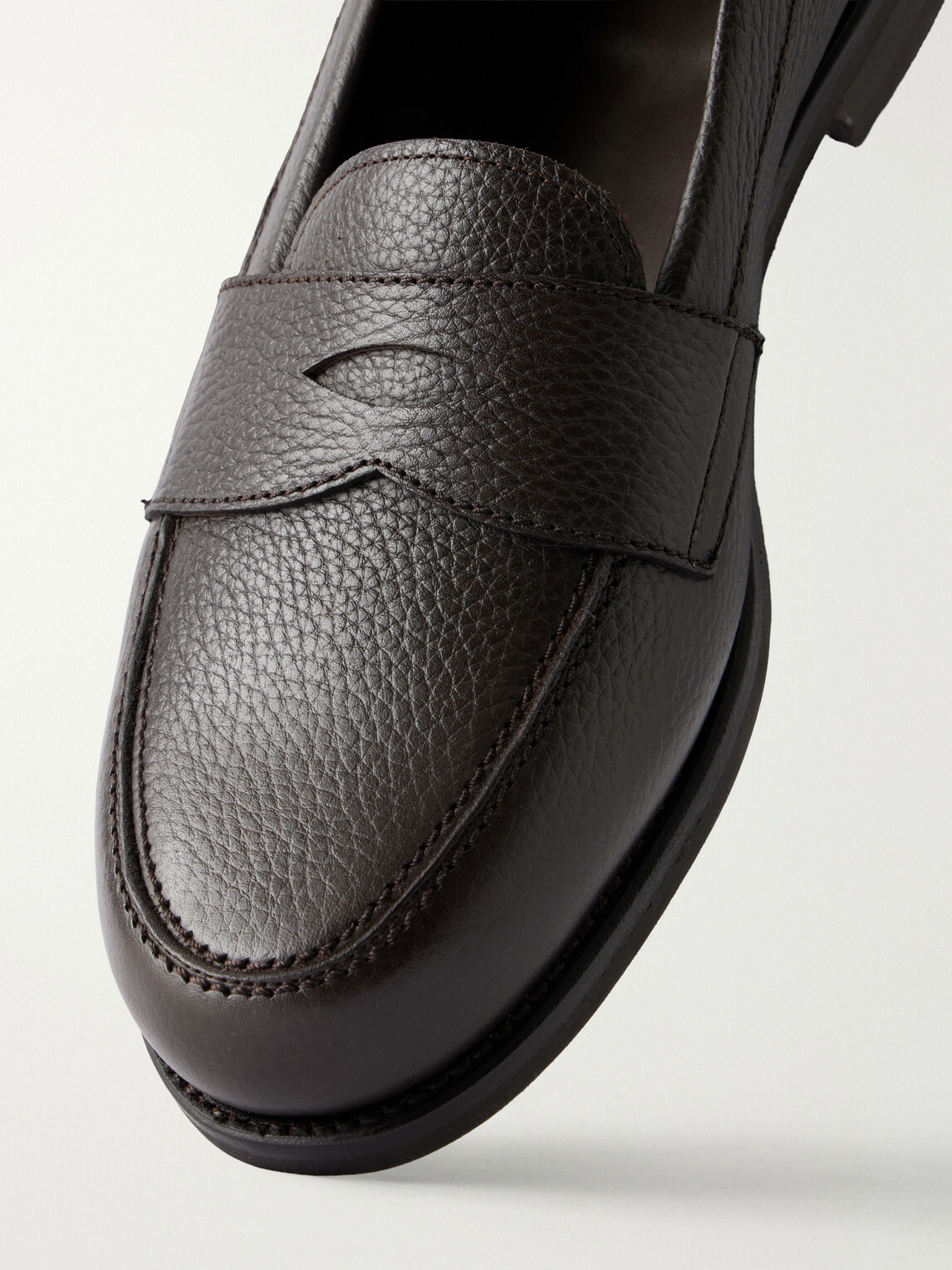 MORJAS - The Ivy Leather Penny Loafers - Brown