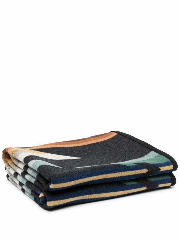 Photo: Pendleton Black Wyeth Trail Printed Blanket
