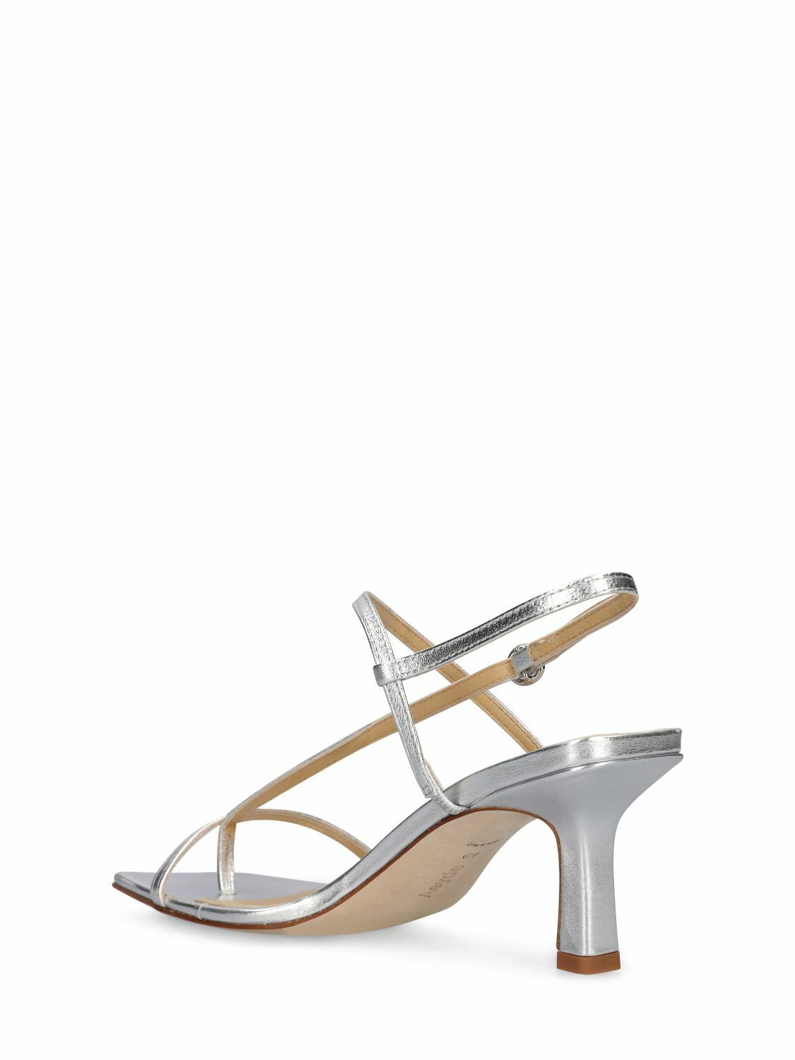 AEYDE - 65mm Elise Laminated Leather Sandals Aeyde