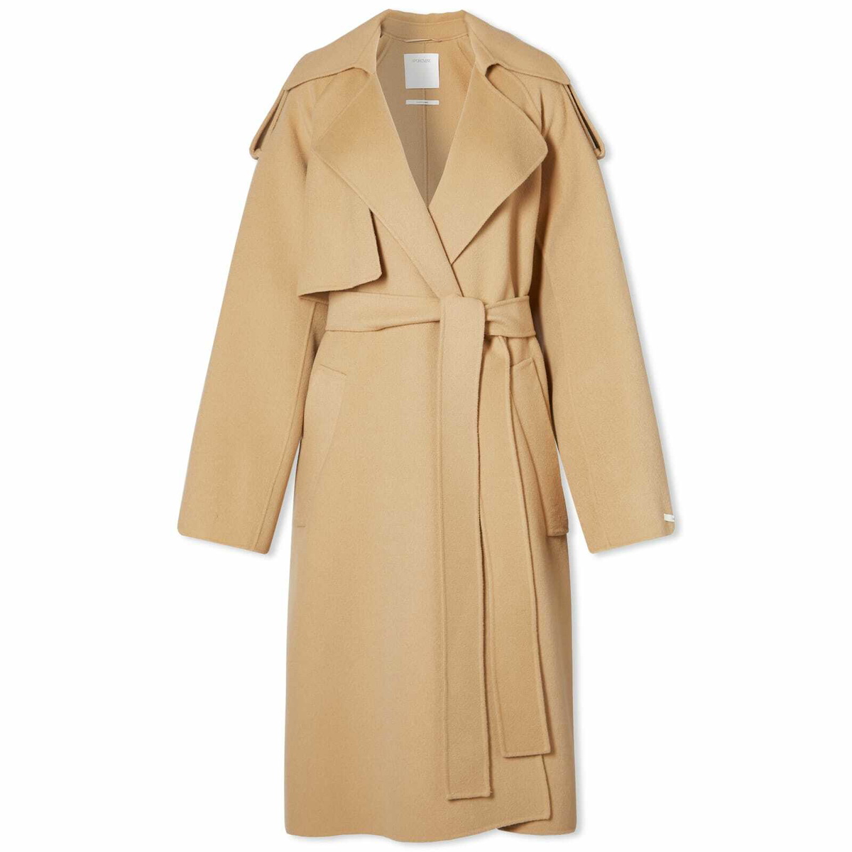 コート SPORTMAX Women Outer FIORE 747 014 Beige Sportmax Fiore Coat | Neutrals | FARFETCH