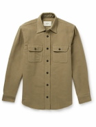 Purdey - Cotton-Moleskin Overshirt - Green