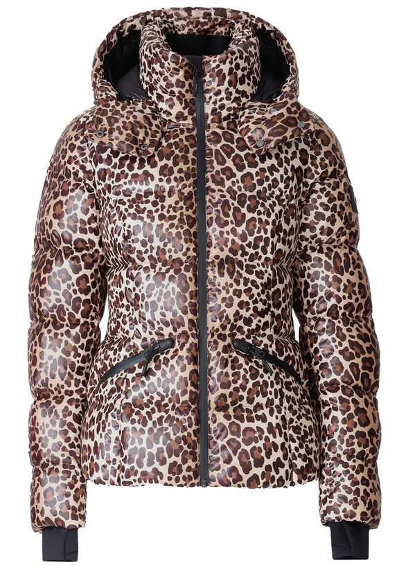 Photo: Mackage Cheryl Cheetah-print Padded ski Jacket Brown