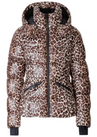 Mackage Cheryl Cheetah-print Padded ski Jacket Brown